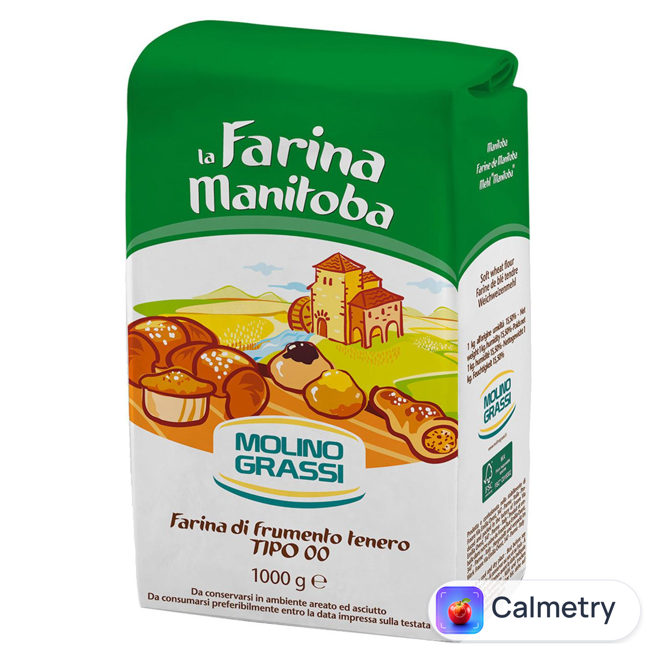 Борошно Molino Grassi Manitoba 1кг