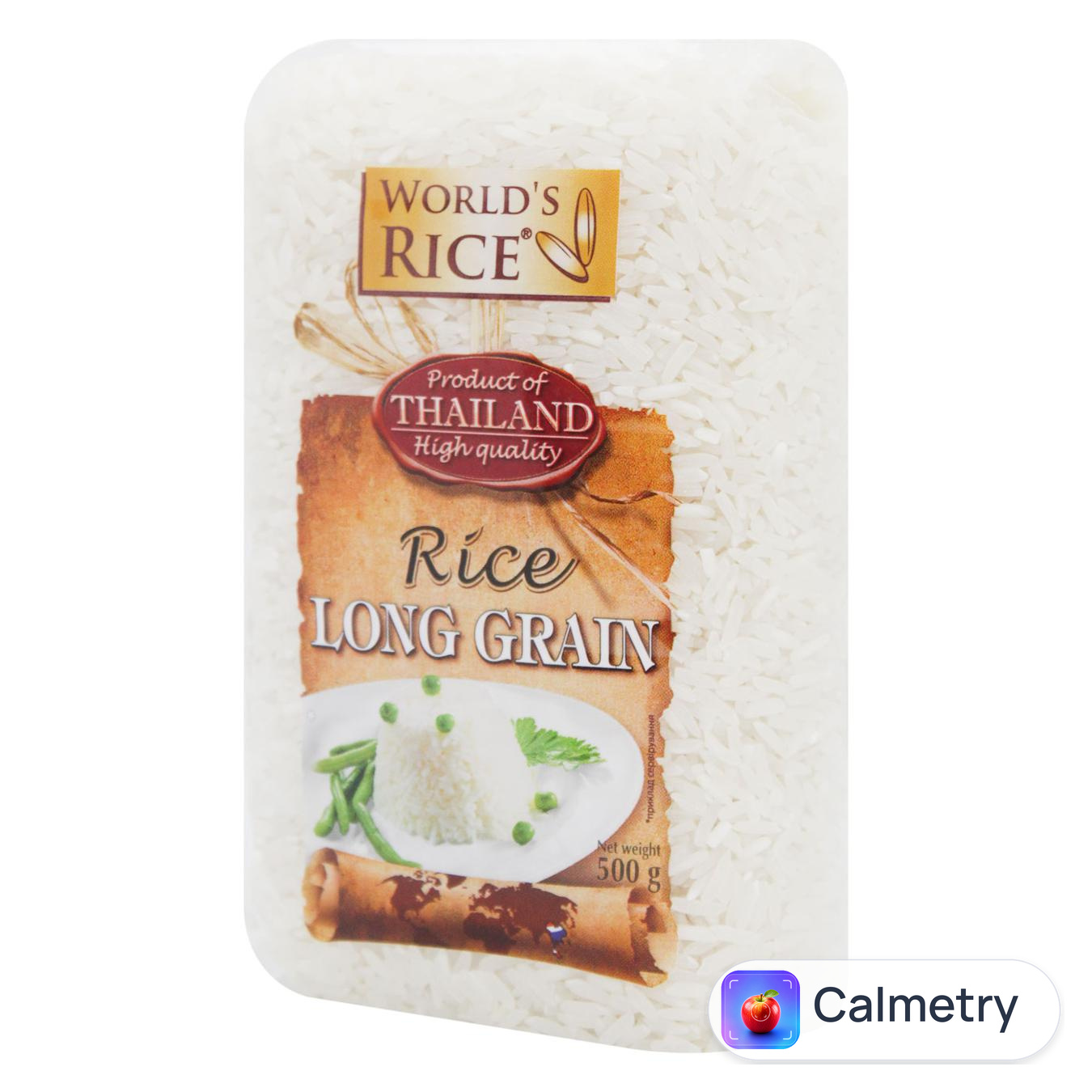 Рис World's Rice довгозернистий 500г