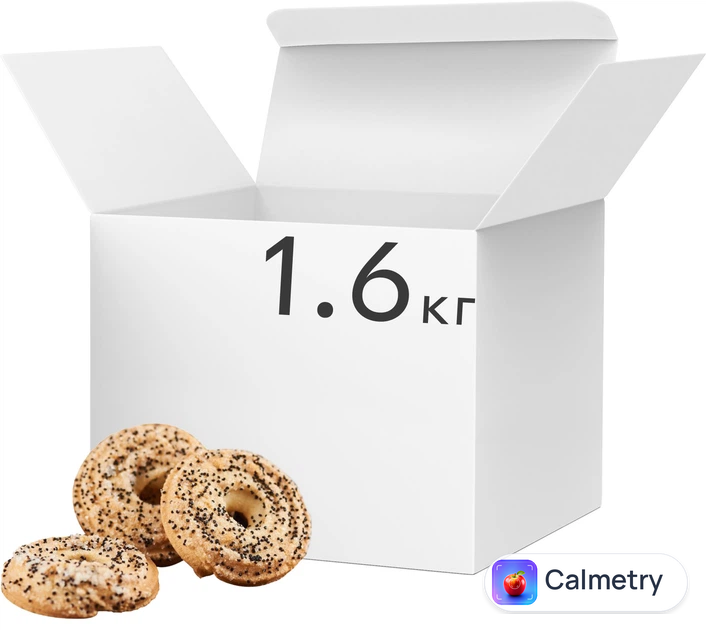 Печиво BISCOTTI Маргаритка з маком 1.6 кг
