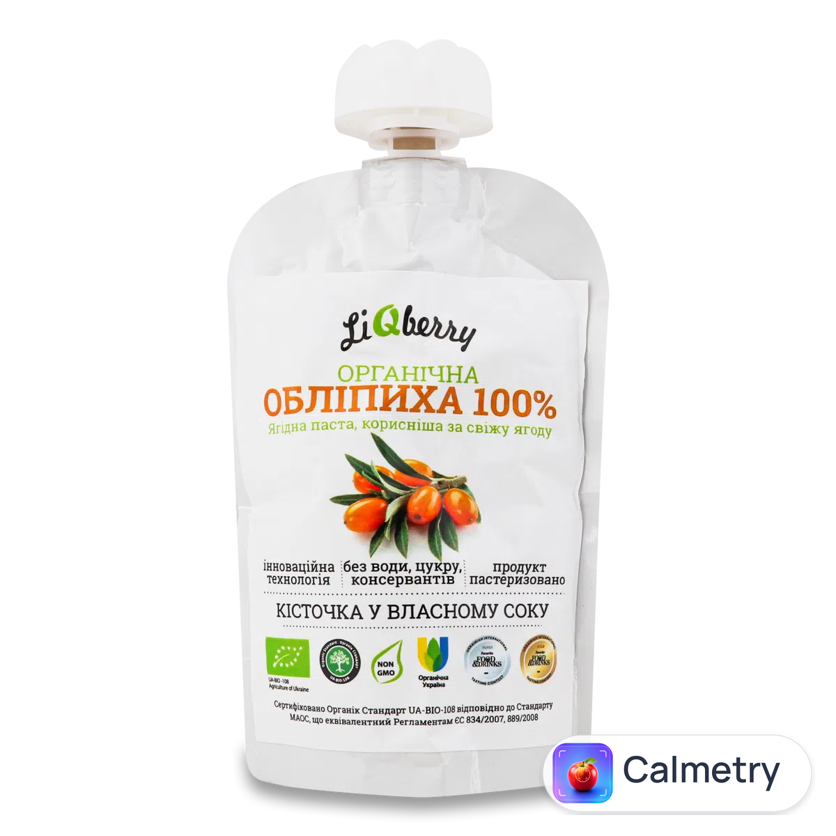 Паста ягідна LiQberry обліпихова д/п 100г