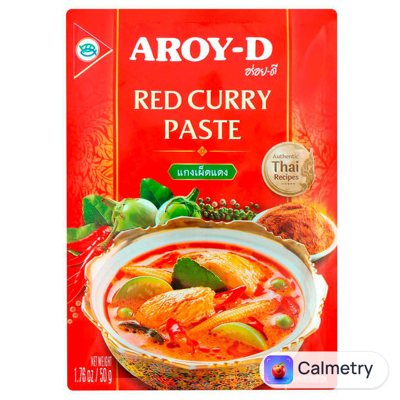 Паста Aroy-D Карі червона 50г — фото продукту