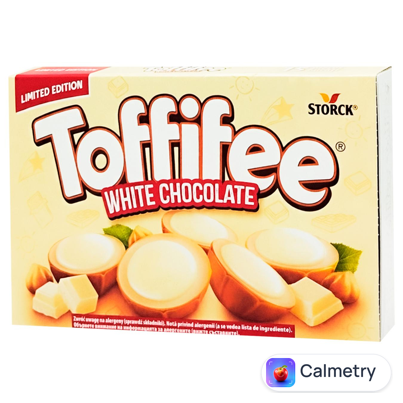 Цукерки Toffifee білий шоколад 125г — фото продукту