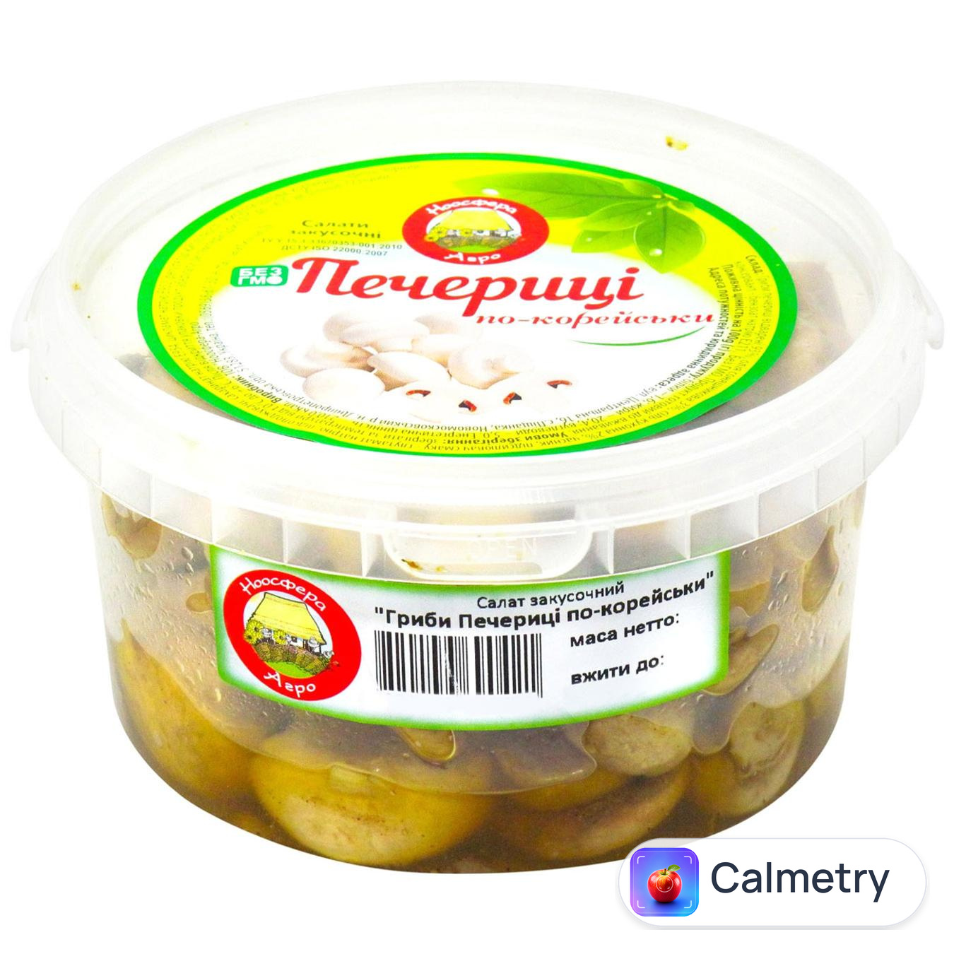 Салат Ноосфера-Агро Печериці по-корейськи 500г