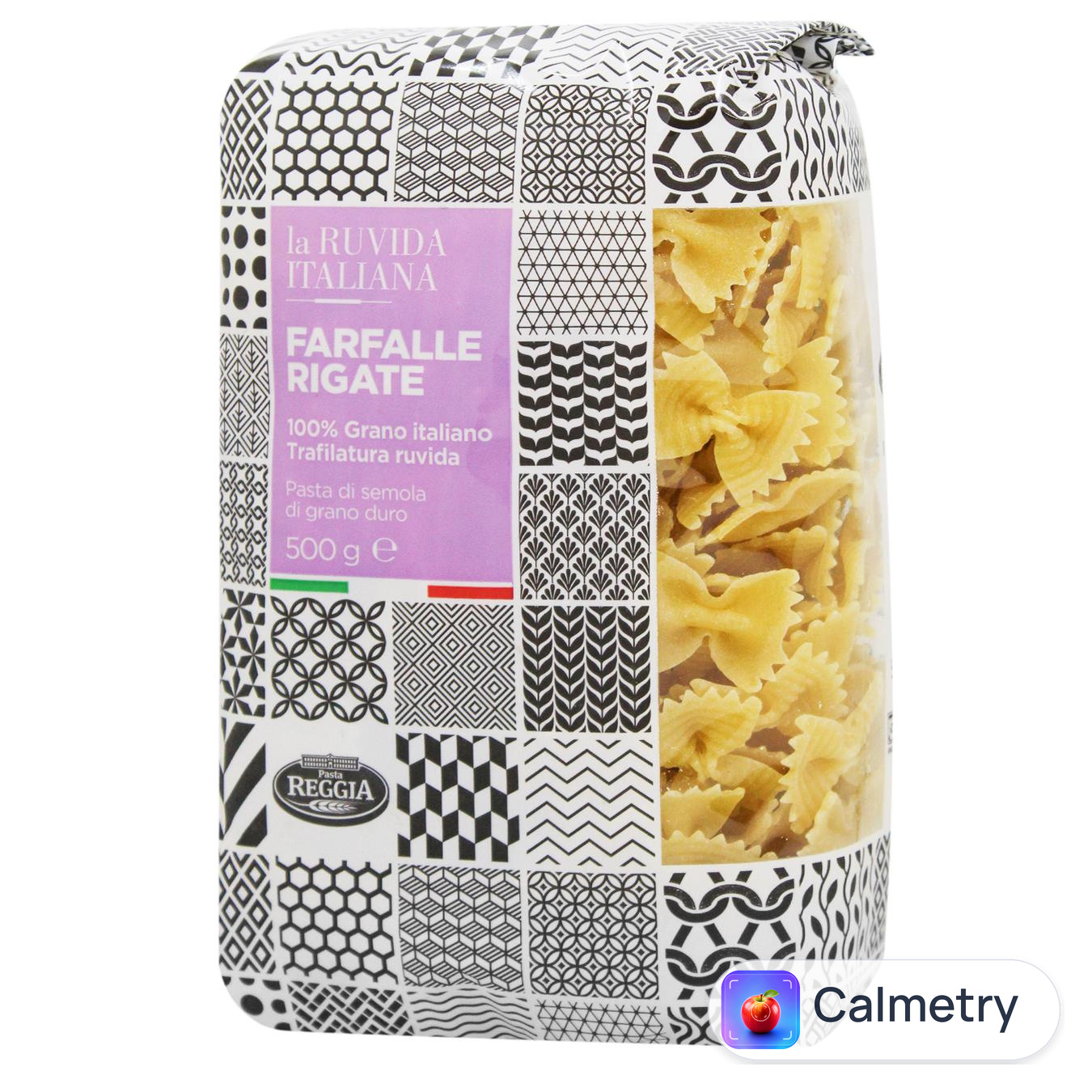 Макаронні вироби La Ruvida Farfalle Rigate 500г — фото продукту
