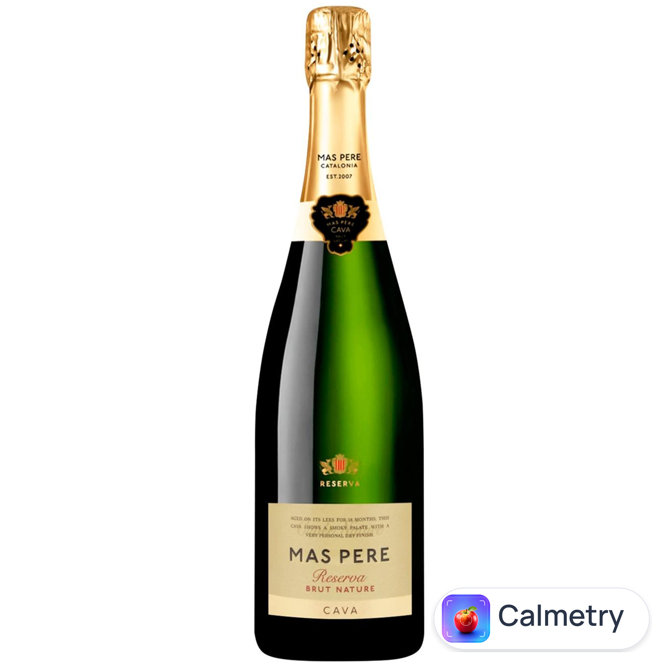 Вино ігристе Mas Pere Brut Nature біле брют 11,5% 0,75л