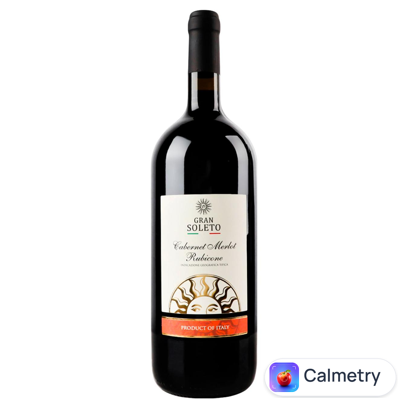 Вино Gran Soleto Cabernet Merlot Rubicone червоне сухе 12% 1,5л