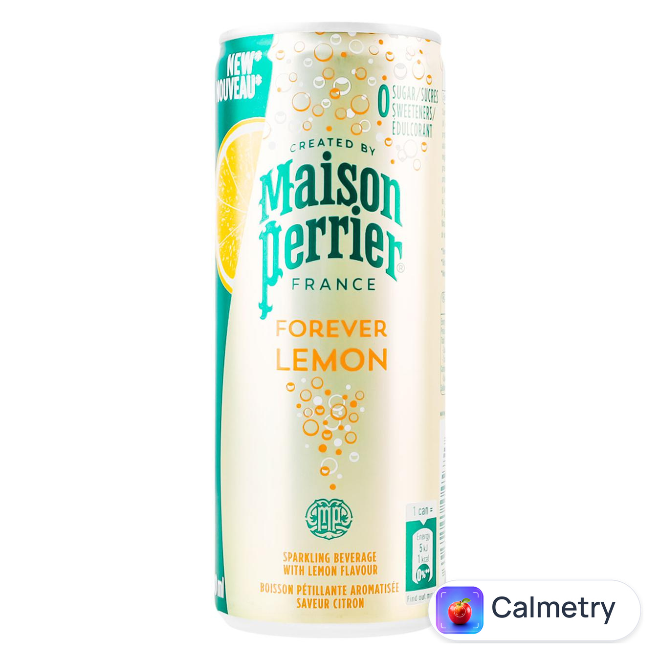 Вода мінеральна Perrier газована зі смаком лимону 250мл — фото продукту