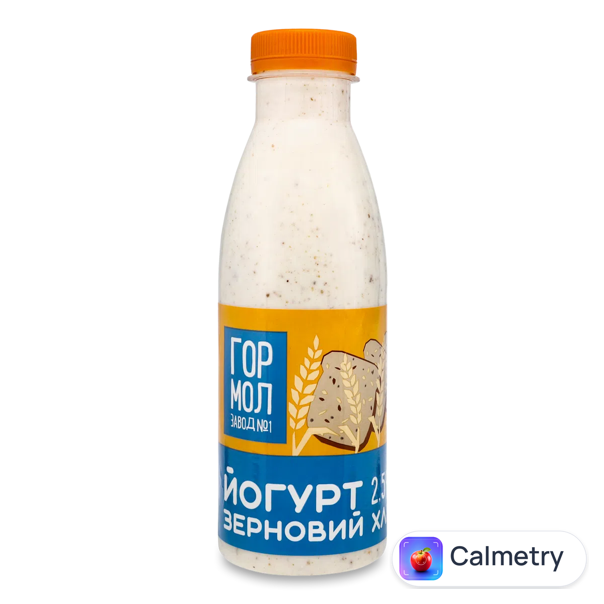 Йогурт Гормолзавод №1 зерновий хліб 2,5% 500г Міськмолзавод №1