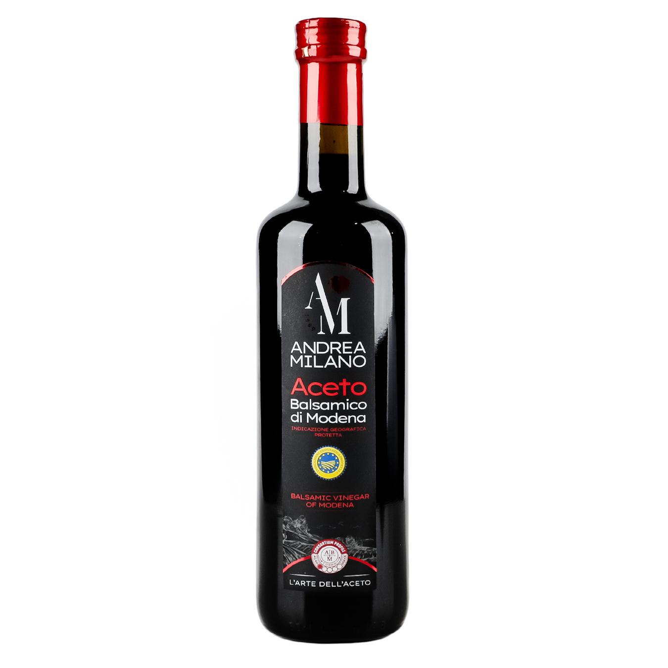 Оцет Andrea Milano Red Leaf бальзамічний з Модени 500мл — фото продукту