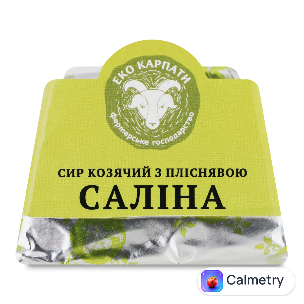 Сир «Лавка традицій» «Еко Карпати» «Саліна» козячий з пліснявою 59%