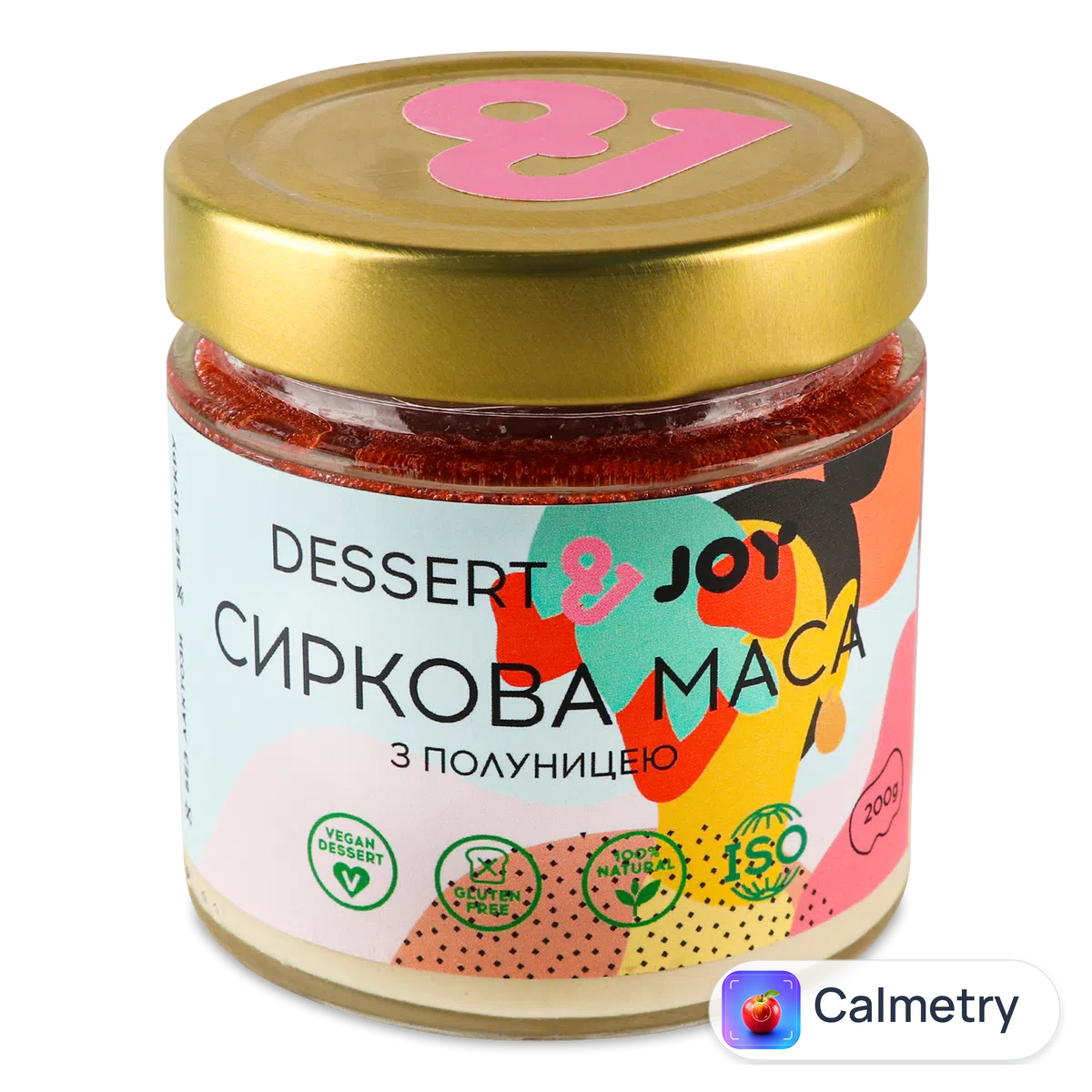 Маса сиркова «Лавка Традицій» Dessert&Joy з полуницею 200г