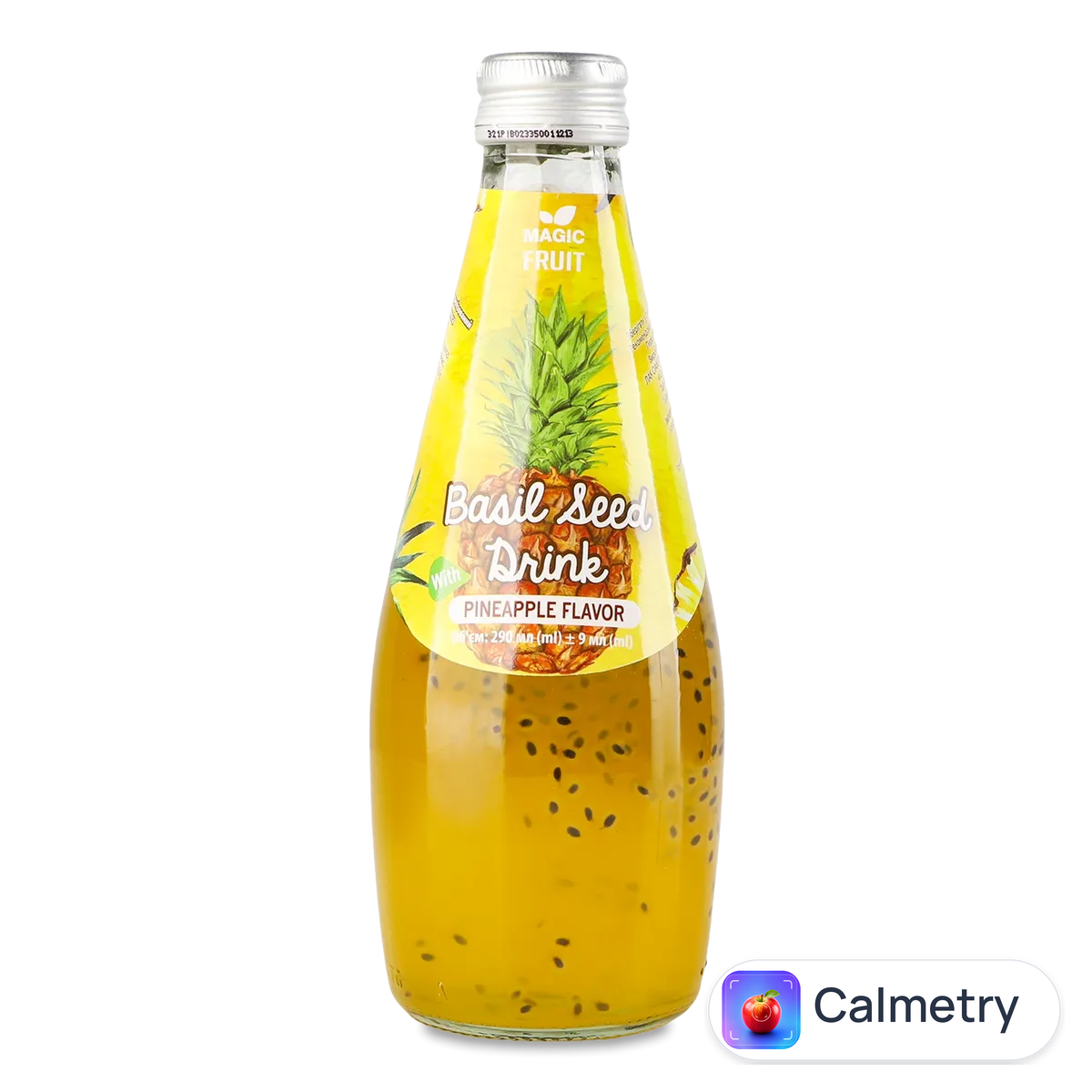 Напій Magic Fruit зі смаком ананасу з насінням базиліку 0,29л