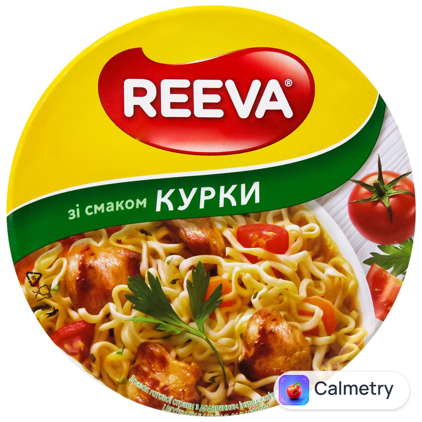 Локшина Reeva зі смаком курки 75г — фото продукту