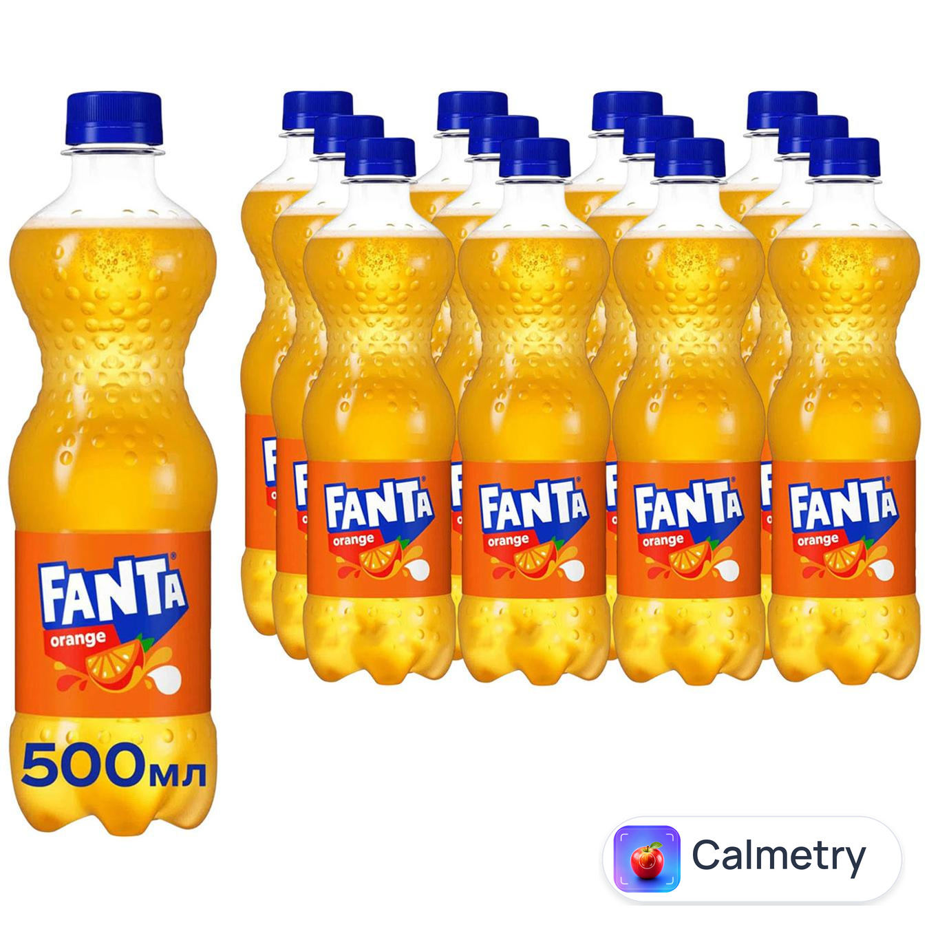 Напій газований Fanta Апельсин 0,5л — фото продукту