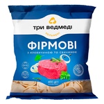 Пельмені Три Ведмеді Фірмові з яловичиною та свининою 400г — фото продукту