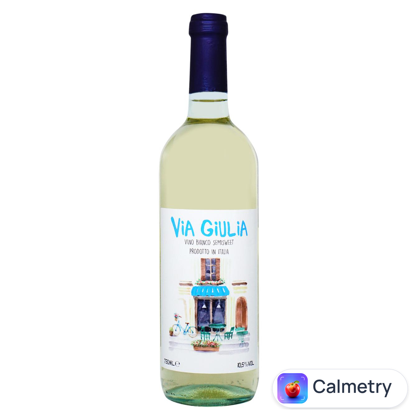 Вино Via Giulia біле напівсолодке 10,5% 0,75л