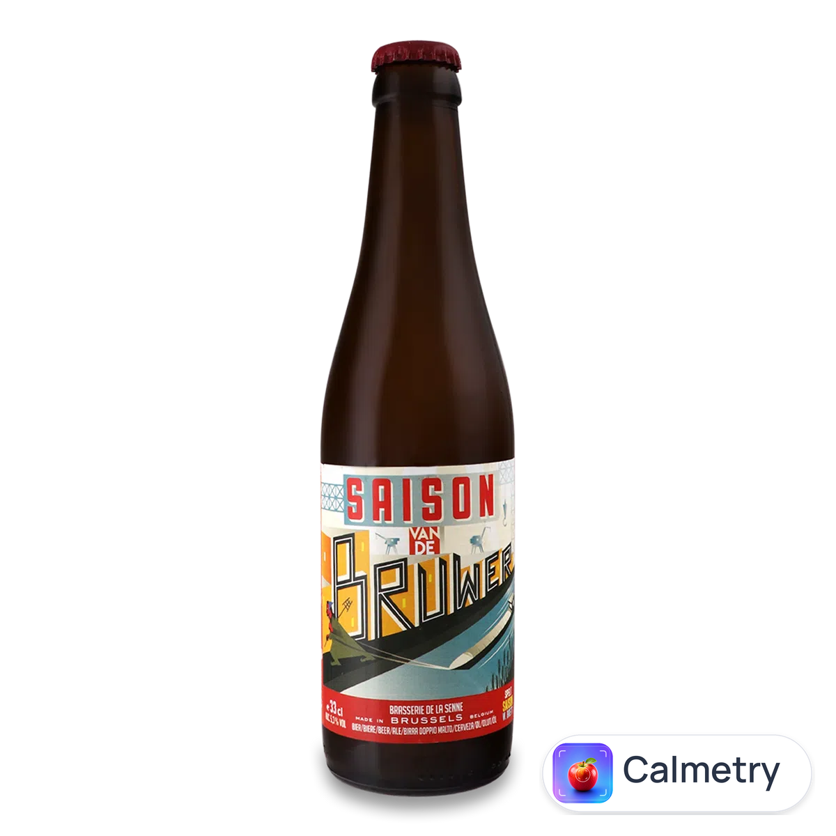 Пиво Brasserie de la Senne Saison van de Bruwer світле 0,33л