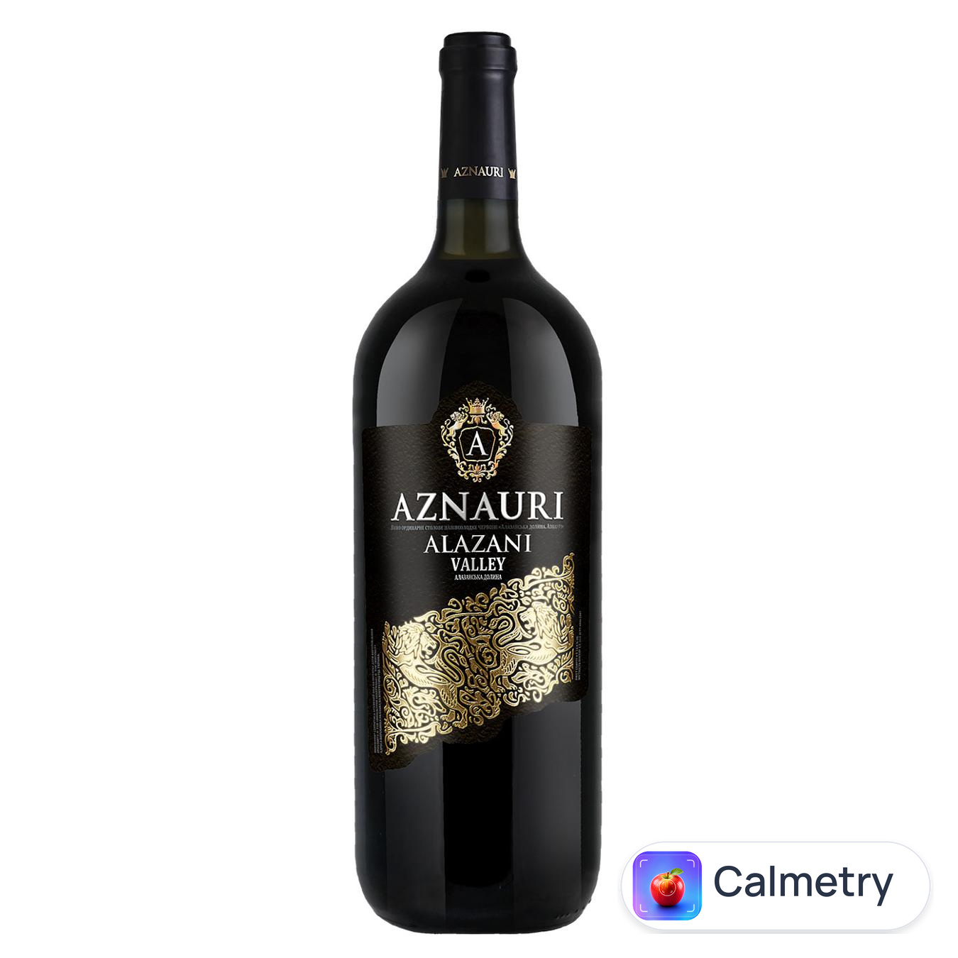 Вино Aznauri Алазанська долина червоне напівсолодке 9-13% 1,5л — фото продукту