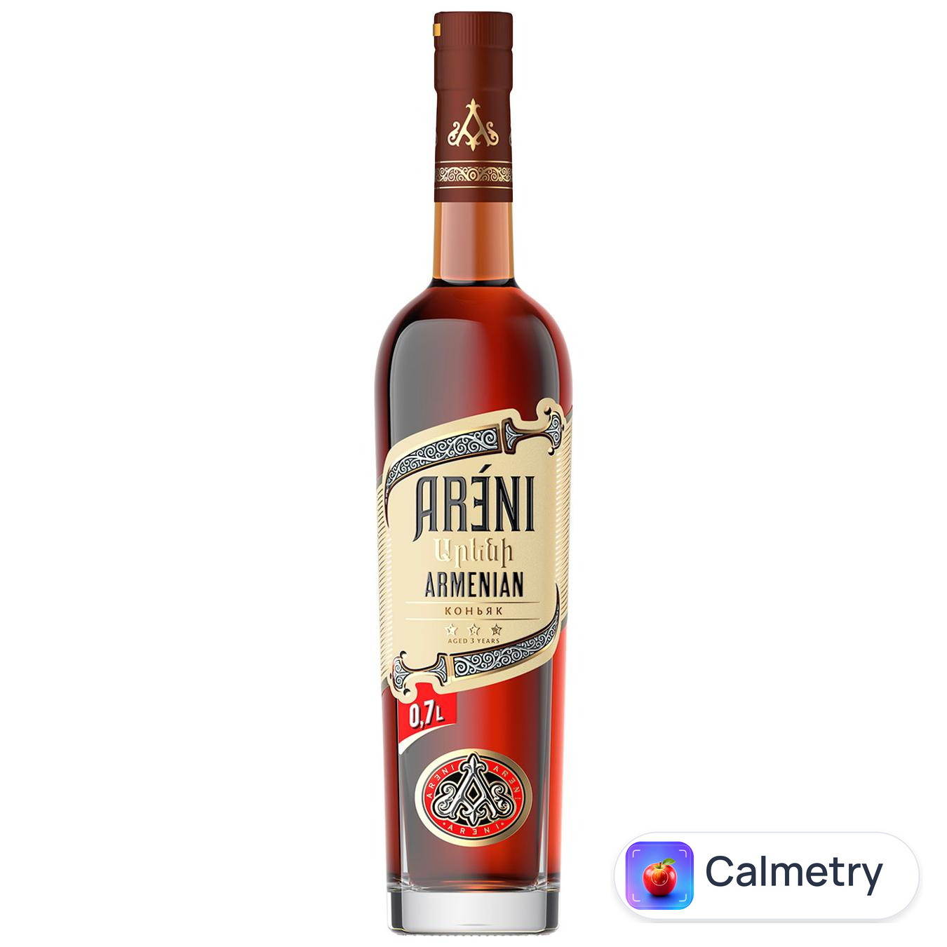 Бренді Вірменії Areni 3 роки 40% 0,7л