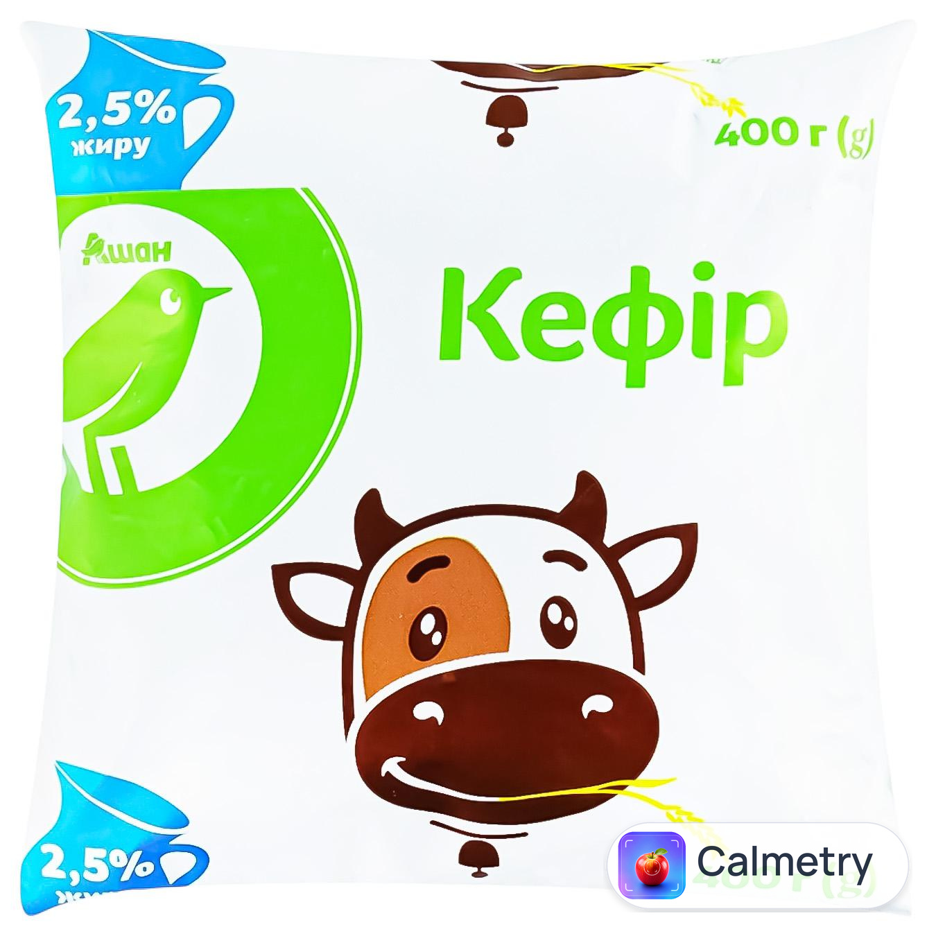 Кефір Auchan 2,5% 400г