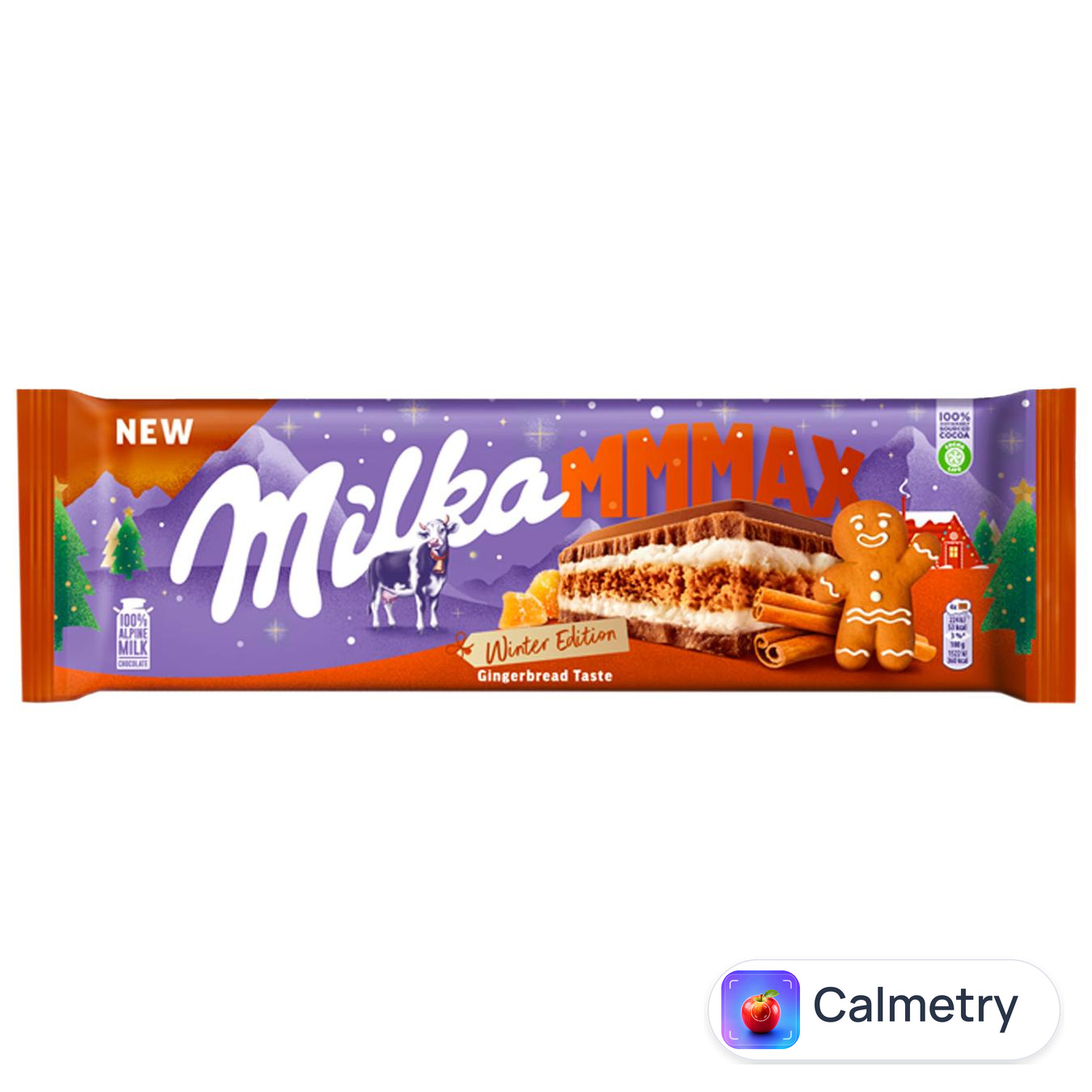 Шоколад молочний Milka Мmmax з пряним печивом 300г