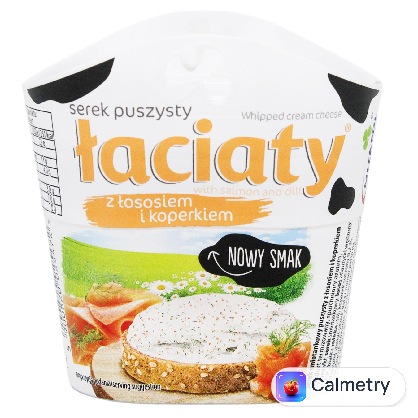 Крем-сир збитий Laciaty з лососем та кропом 150г