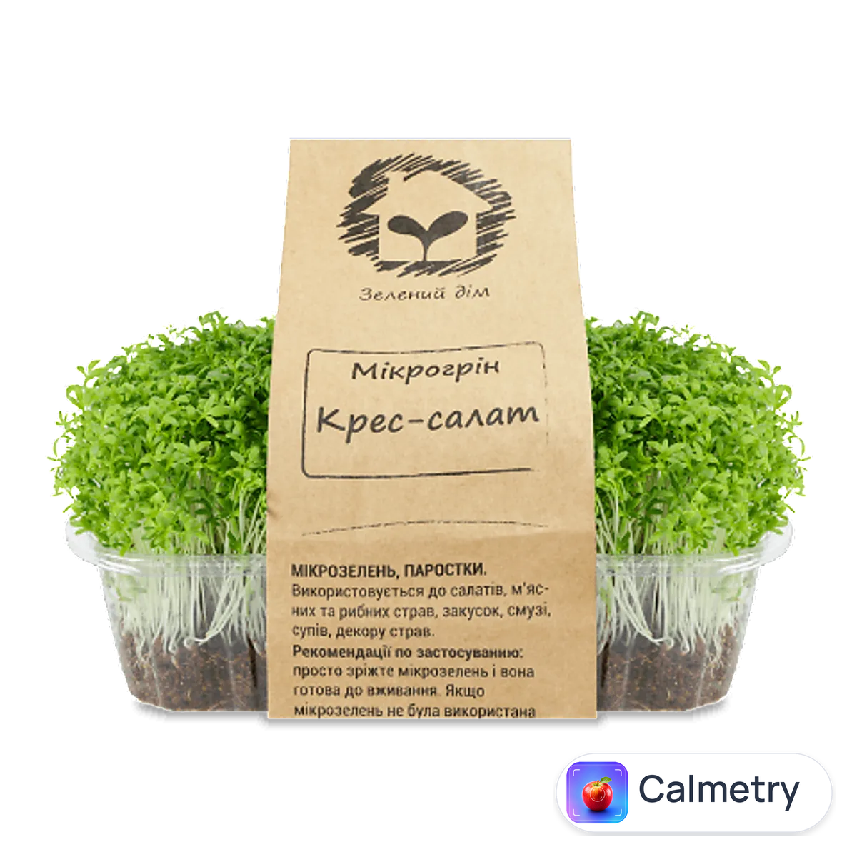 Мікрозелень «Зелений дім» крес-салат 50г