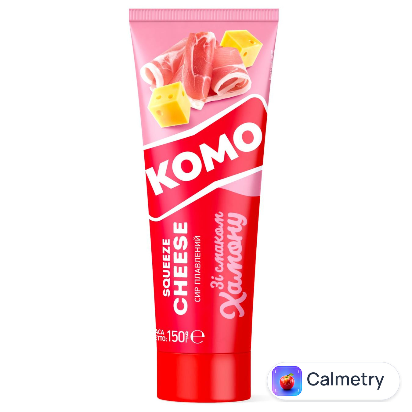 Сир плавлений Комо хамон 50% 150г — фото продукту