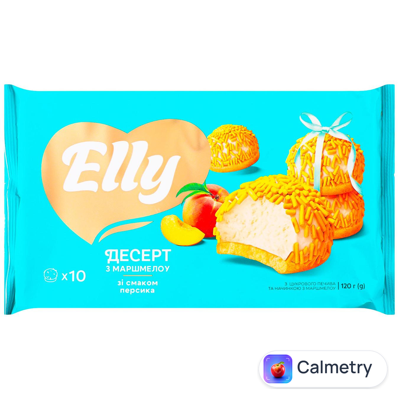 Десерт Elly зі смаком персика 120г