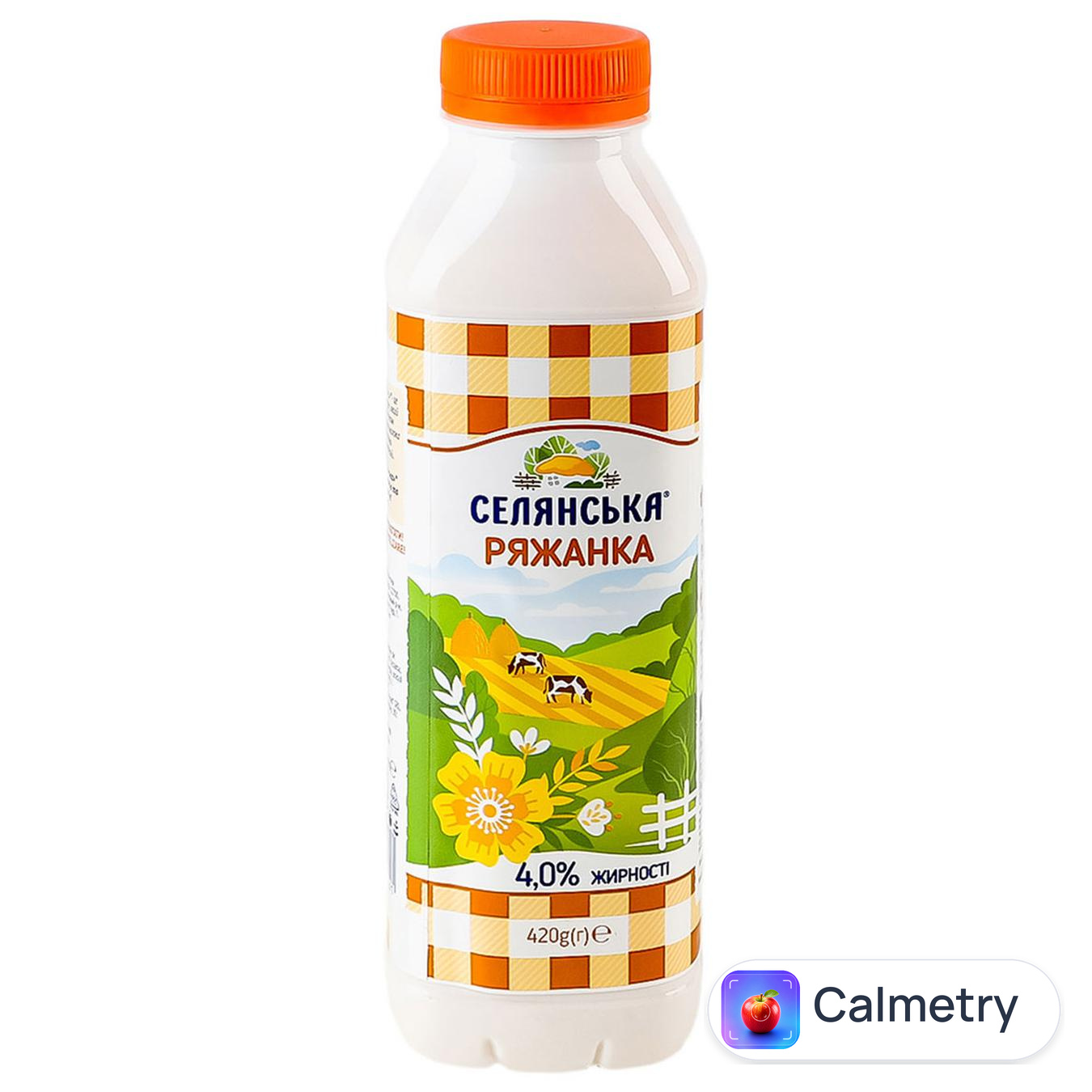 Ряжанка Селянська 4% 420г — фото продукту