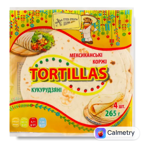 Коржі «Перша Приватна Пекарня» Tortillas кукурудзяні