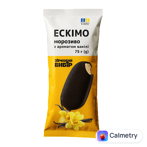 Морозиво Зірковий вибір ескімо з ароматом ванілі, 75г