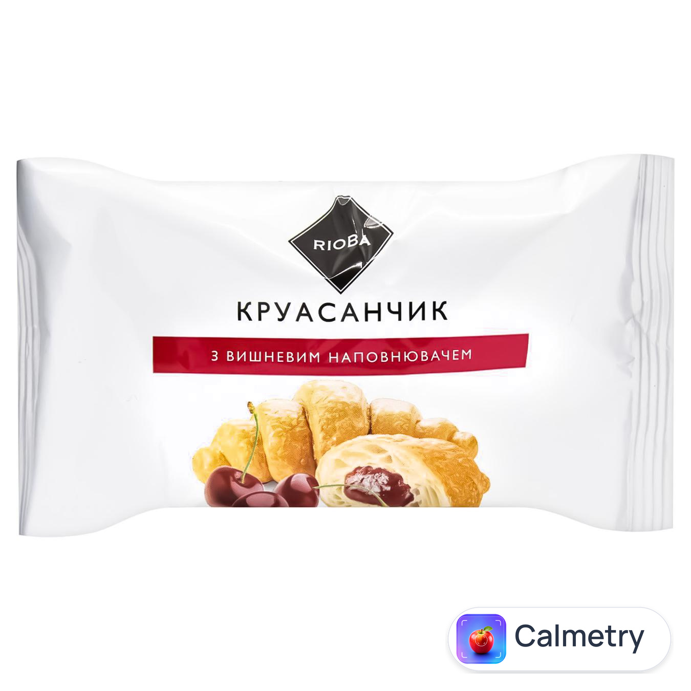 Круасанчик Rioba з вишневий наповнювачем 45г