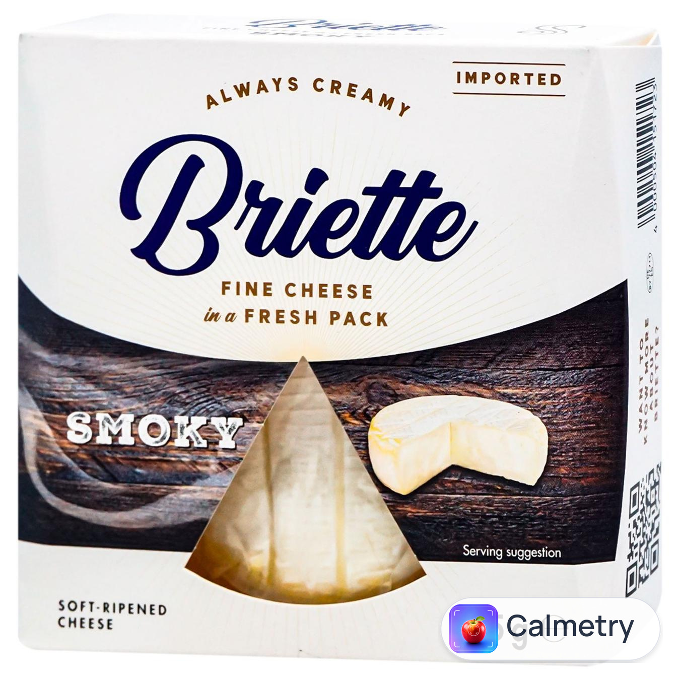 Сир Briette Smoky 60% 125г — фото продукту