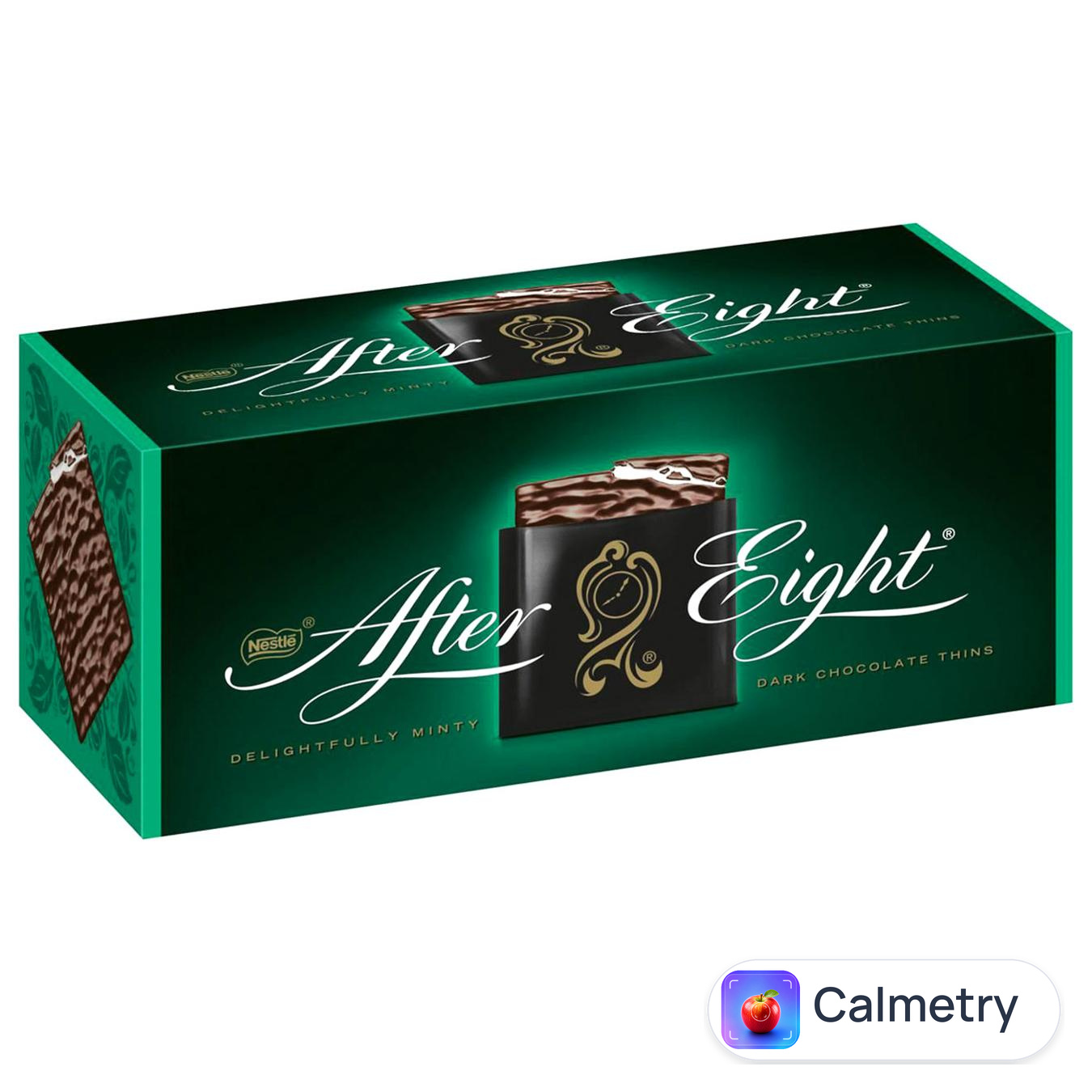 Шоколад чорний AFTER EIGHT® в коробці з м'ятною начинкою 200г — фото продукту
