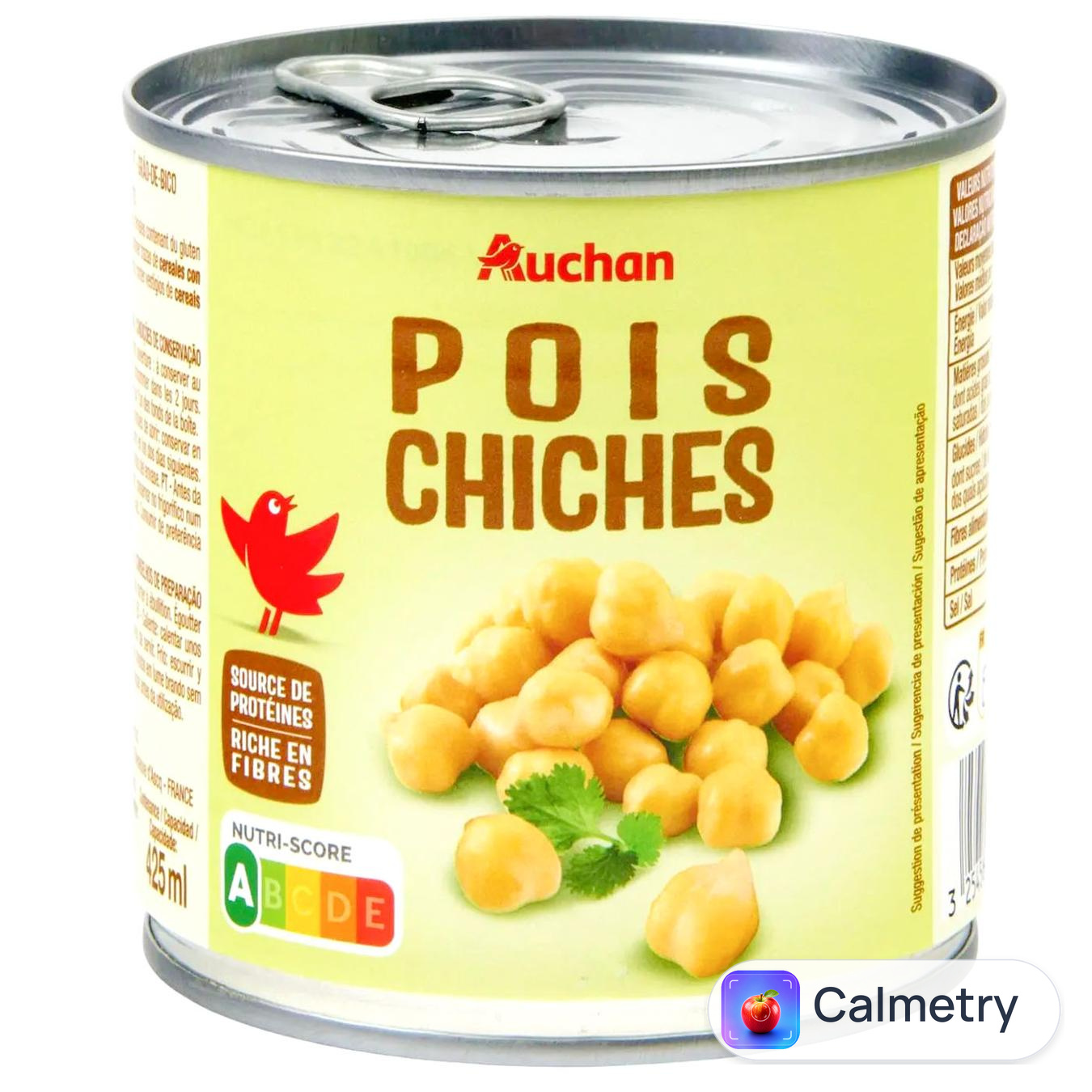 Нут Auchan консервований 425мл