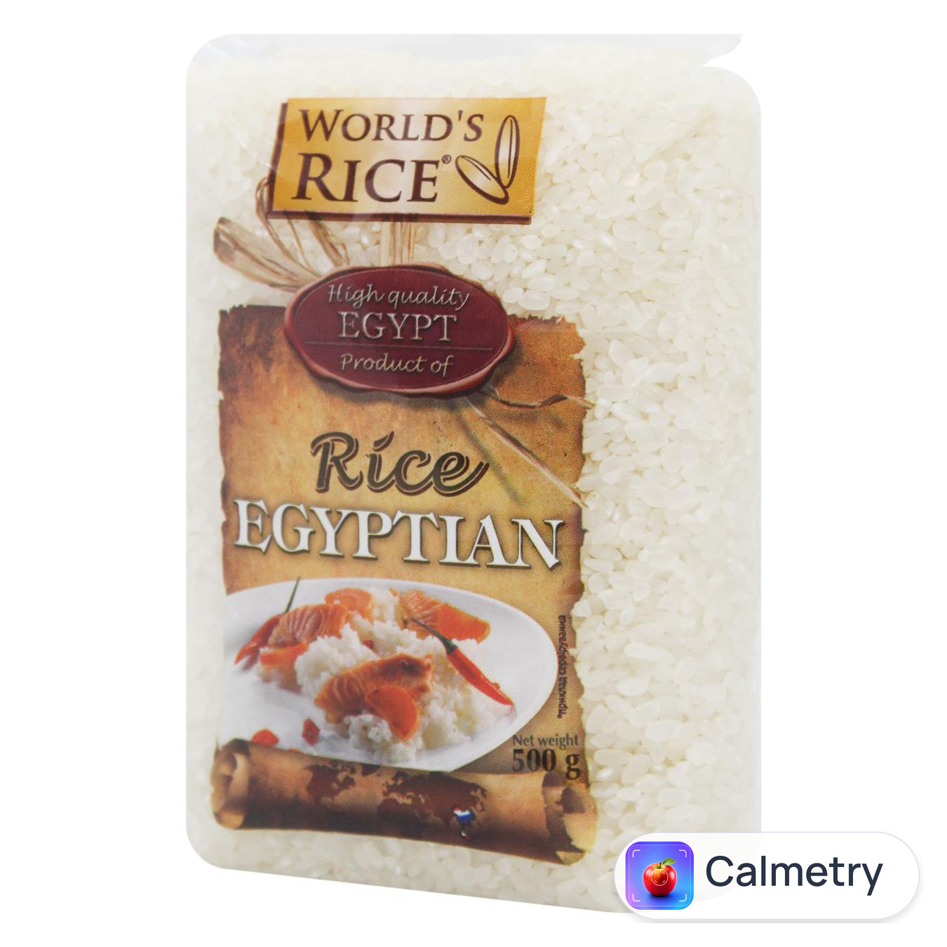 Рис World's Rice Єгипетський круглозернистий шліфований 500г