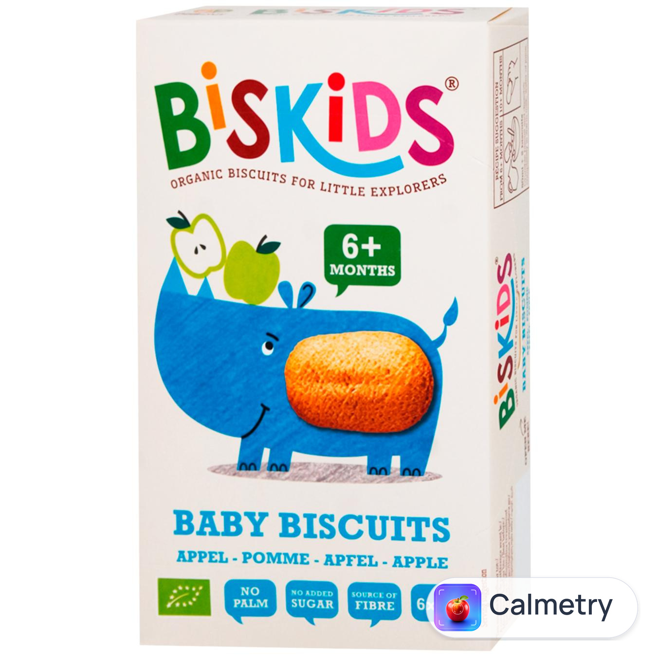 Печиво Biskids з яблучним смаком дитяче органічне 120г