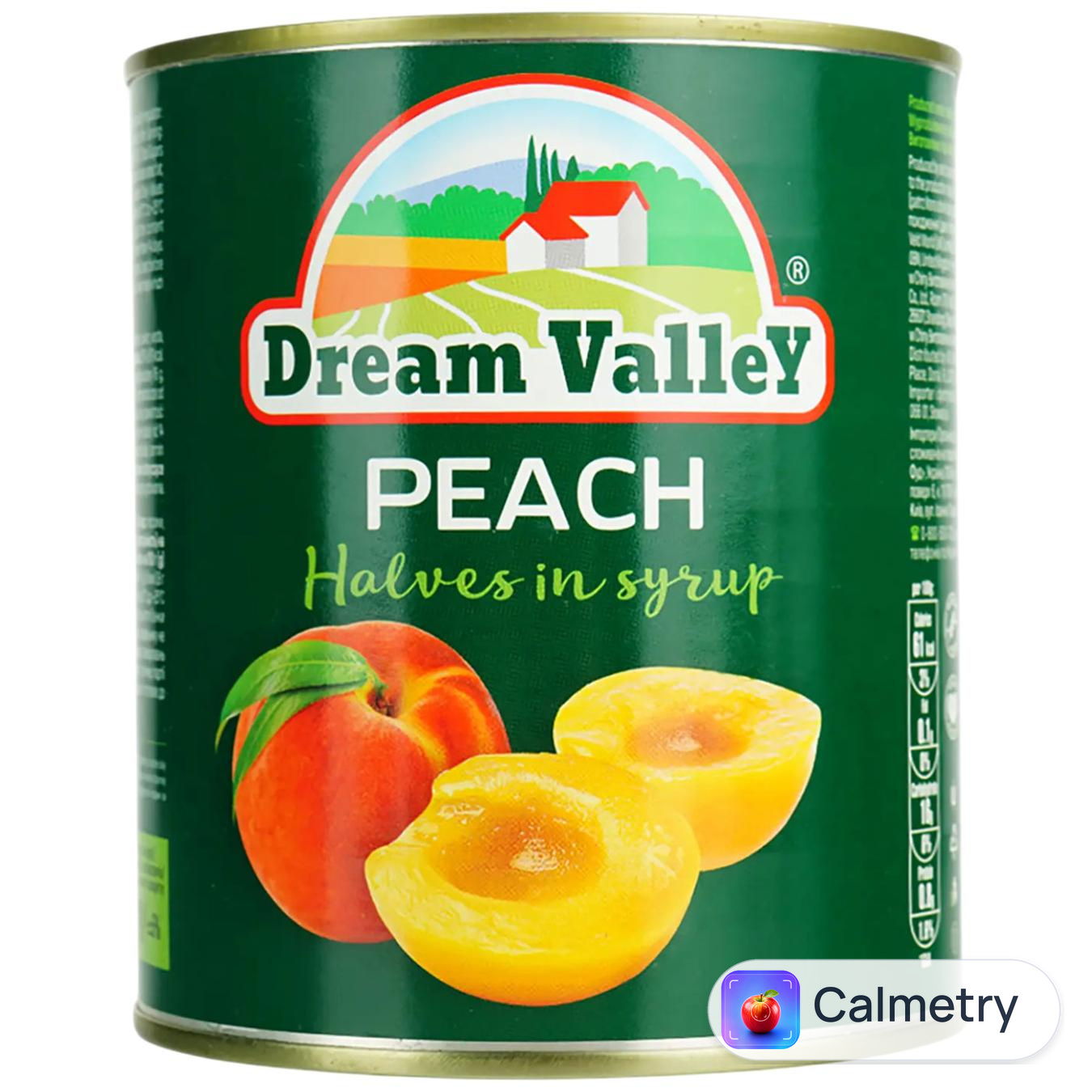 Персики Dream Valley половинками в сиропі 790г