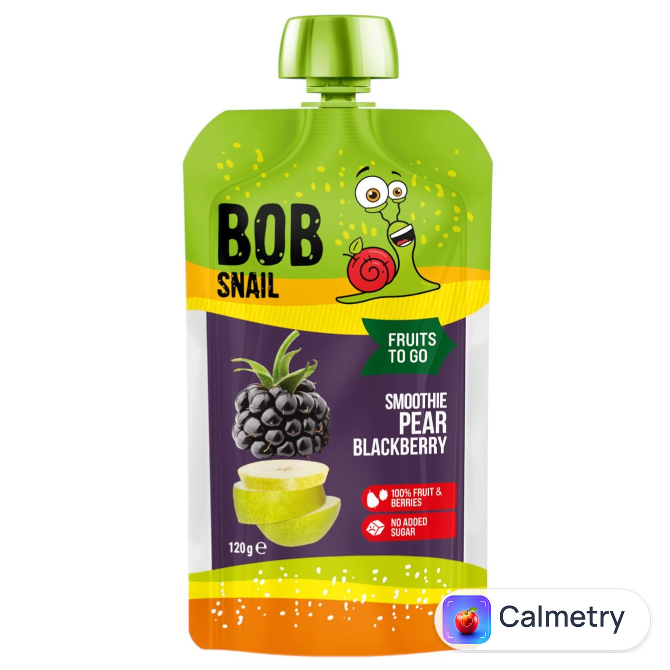 Смузі Bob Snail груша-лісова ожина 120г