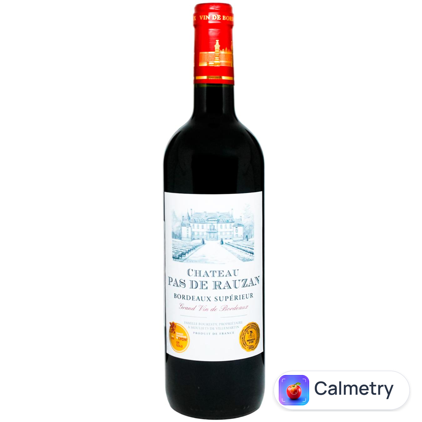 Вино Chateau Pas de Rauzan червоне сухе 14% 0,75л