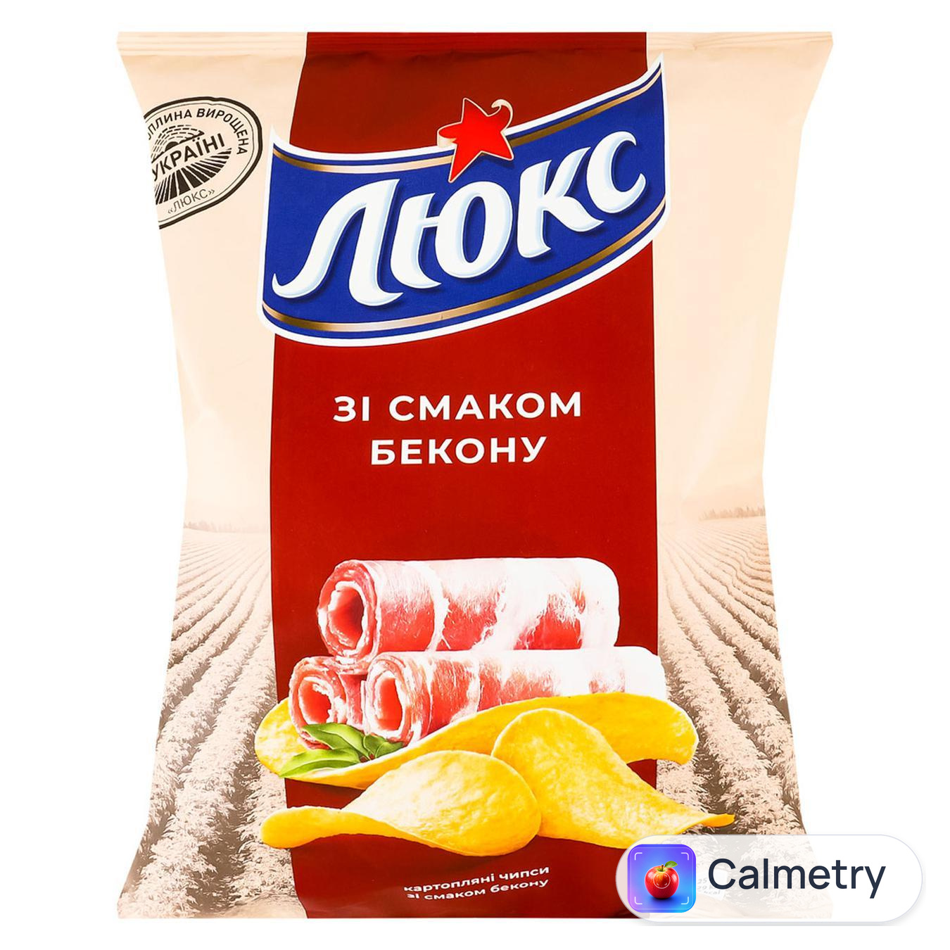 Чипси Люкс зі смаком бекону 105г