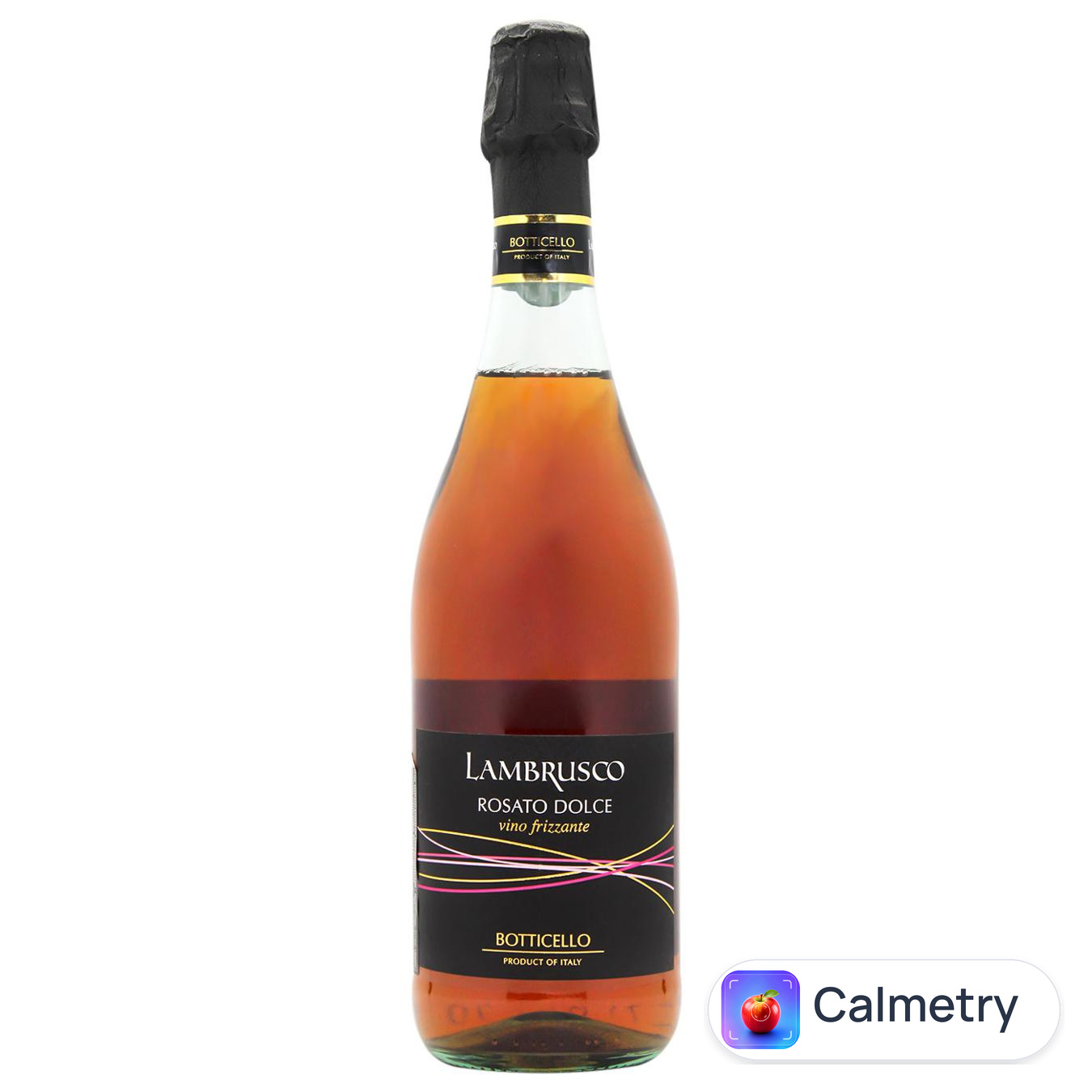 Вино ігристе Botticello Lambrusco dell'Emilia Rosato рожеве солодке 8% 0,75л