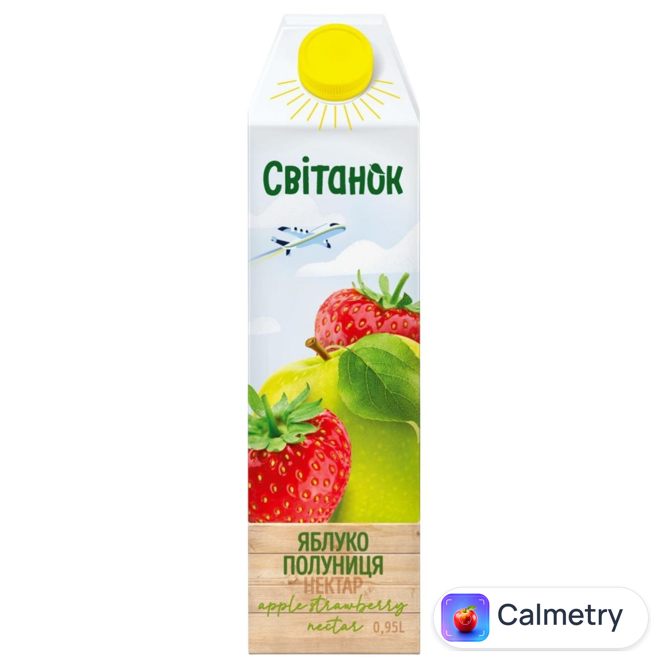 Сік Світанок Яблуко-полуниця 0,95л