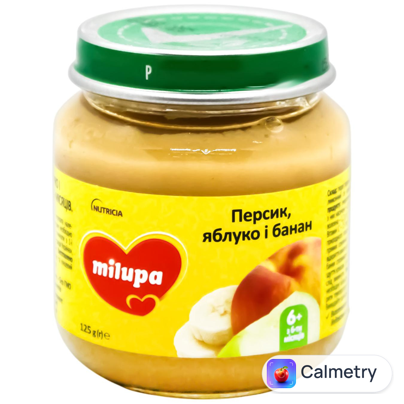 Пюре Milupa Персик яблуко і банан для дітей з 6 місяців 125г