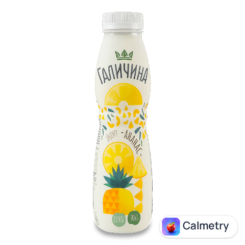 Йогурт Галичина ананас 2,2% пет, 300г