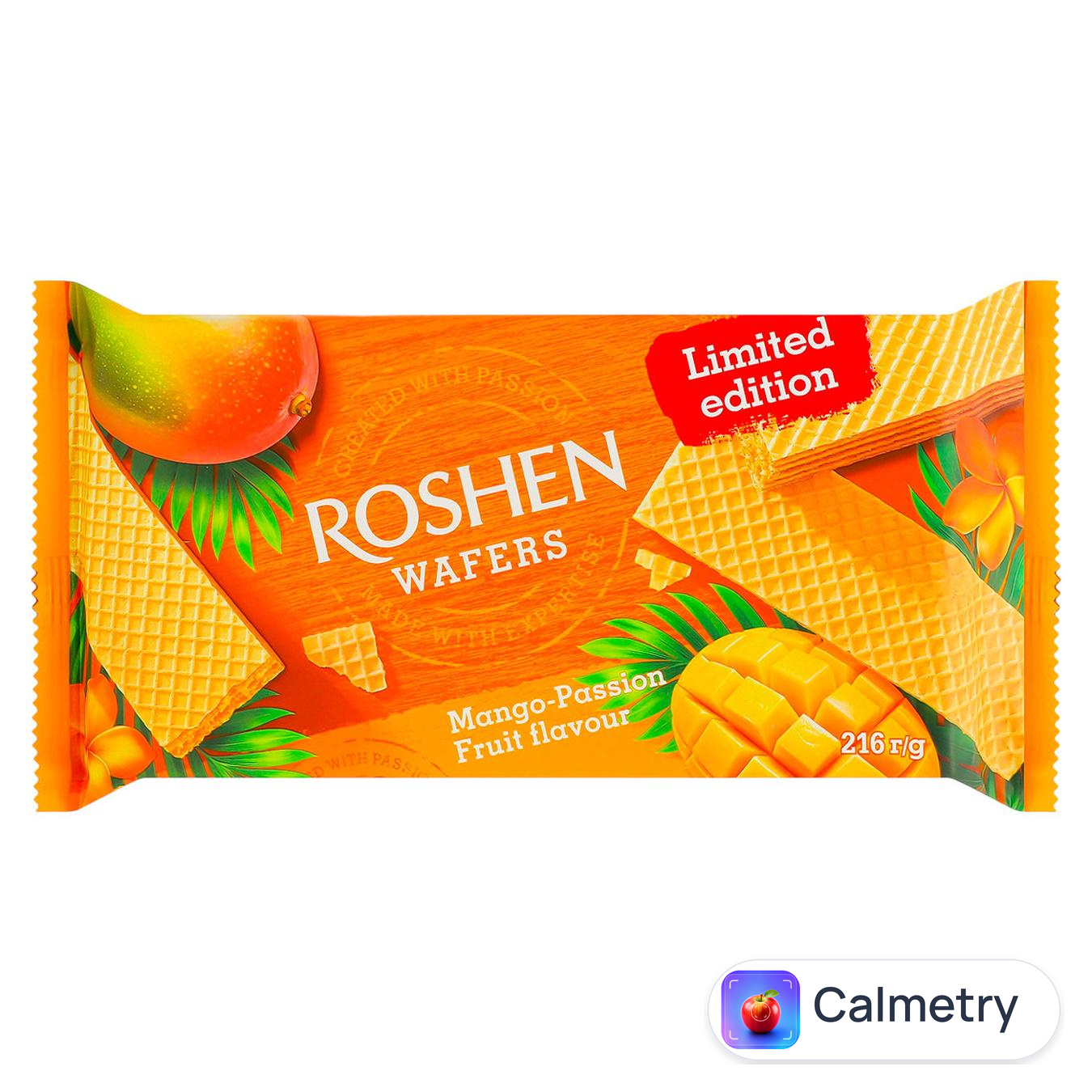 Вафлі Roshen зі смаком манго-маракуя 216г
