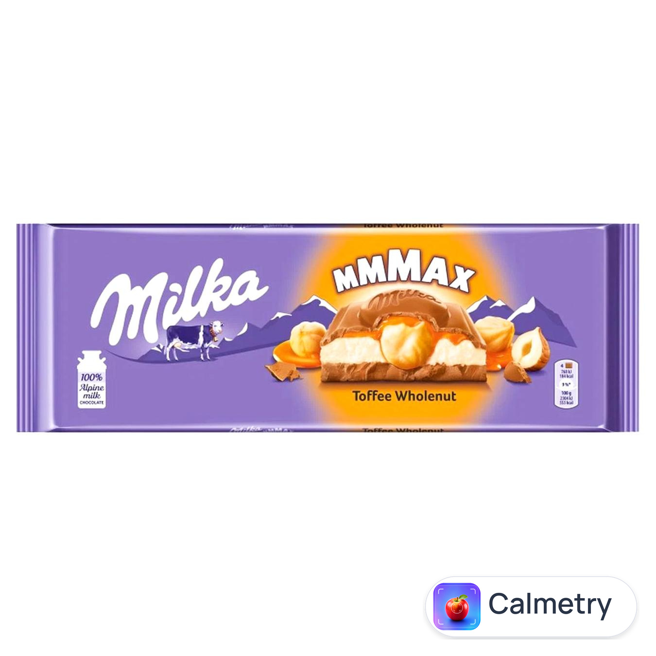 Шоколад молочний Milka з молочною і карамельною начинками і обсмаженим цілим фундуком 300г — фото продукту