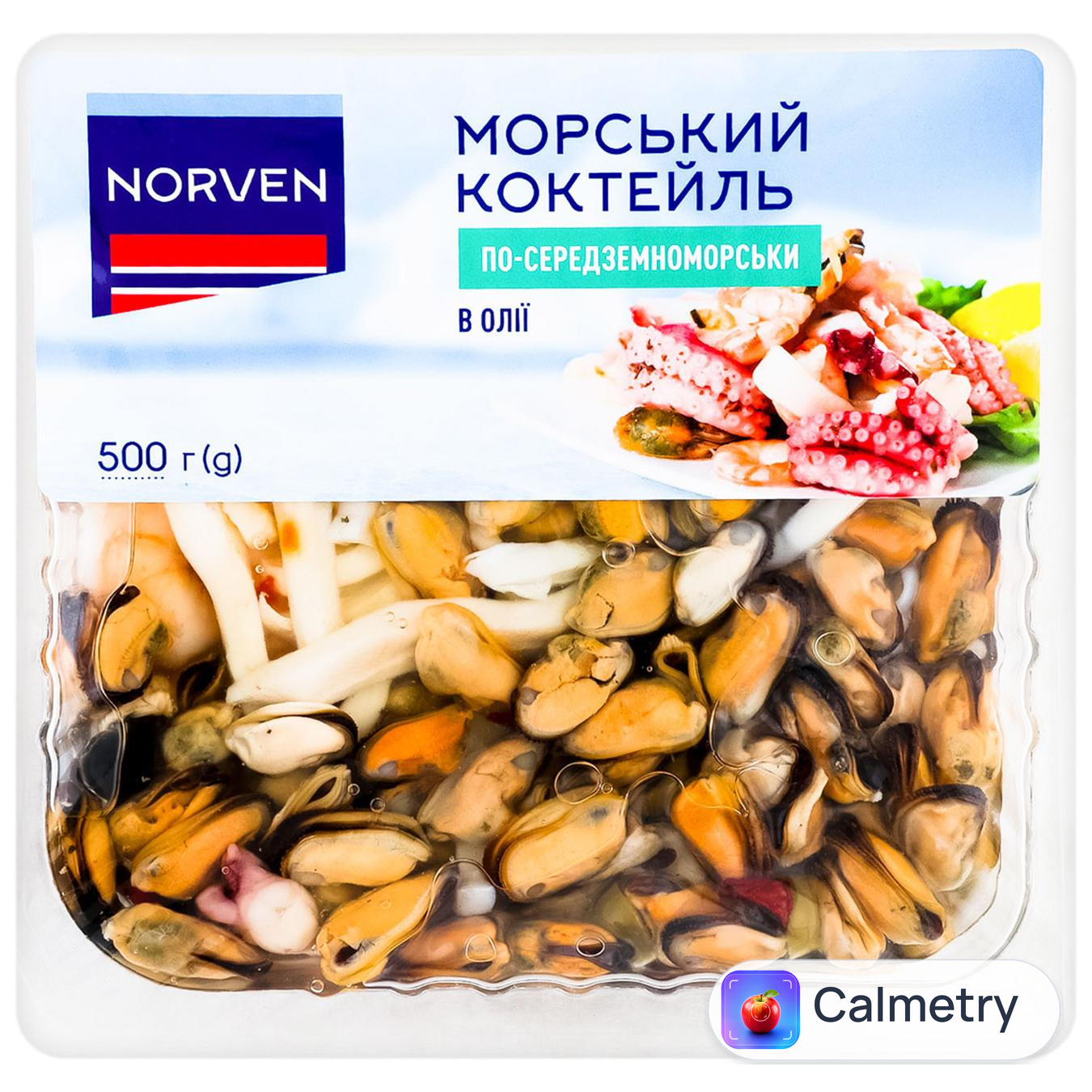 Морський коктейль Norven По-середземноморськи в олії 500г