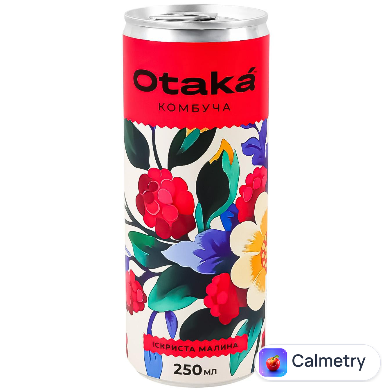 Комбуча Otaka Іскриста малина 250мл — фото продукту